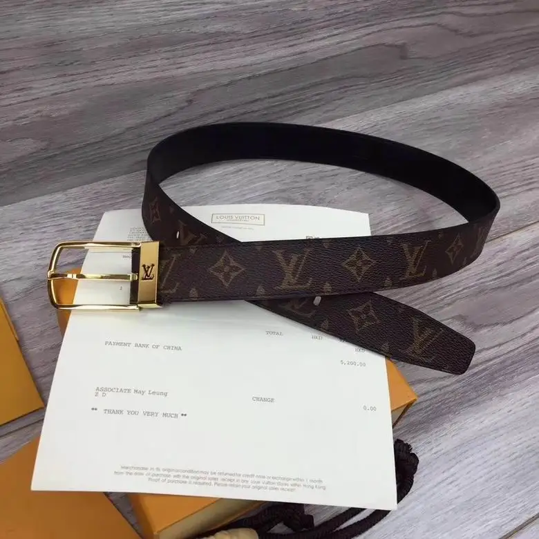 LV Belt 34mmX95-110cm 7D14